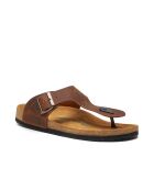 Sandales en cuir Maui brun
