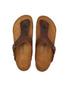 Sandales en cuir Maui brun