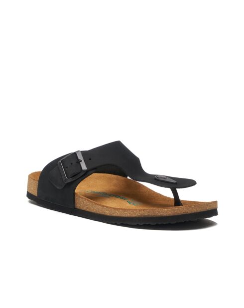 Sandales en cuir Maui noires