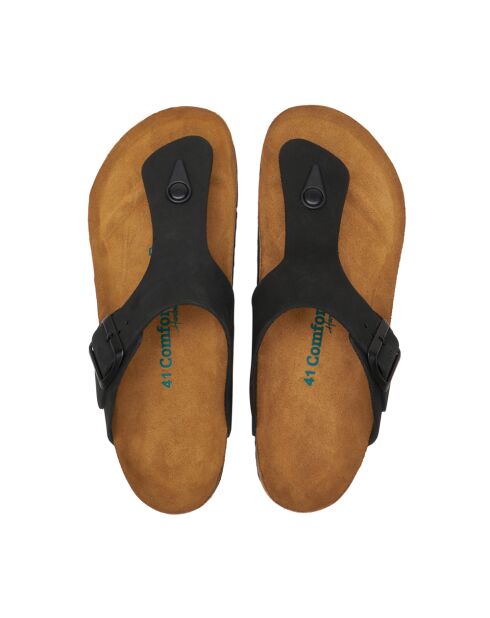 Sandales en cuir Maui noires