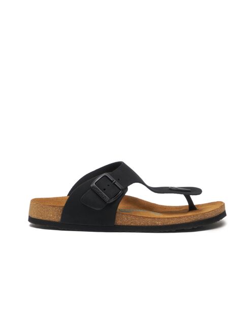 Sandales en cuir Maui noires