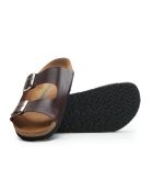 Sandales en cuir Bali bourgogne