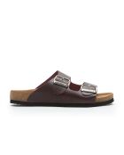 Sandales en cuir Bali bourgogne