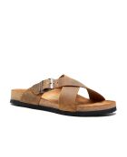 Sandales en cuir Cross tan/crazy