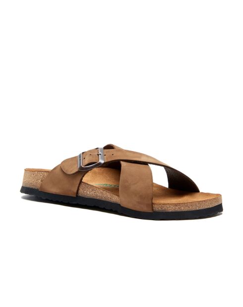 Sandales en cuir Cross sand / nubuck