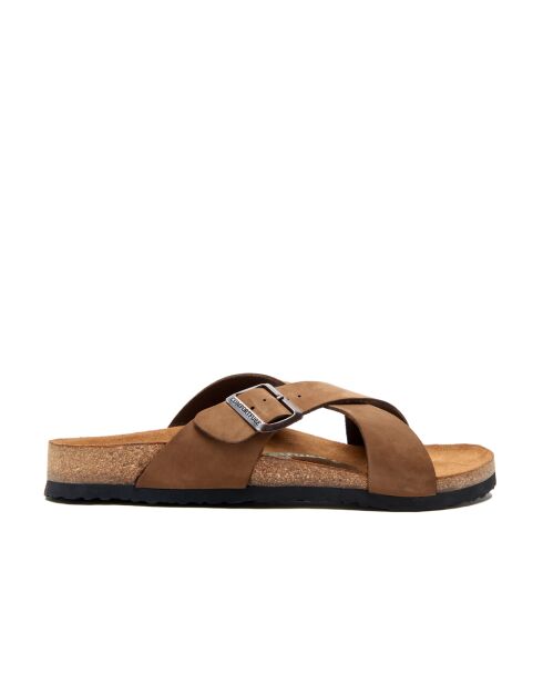 Sandales en cuir Cross sand / nubuck