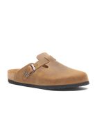 Sabots en cuir Capri tan/crazy