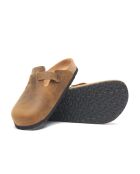 Sabots en cuir Capri tan/crazy