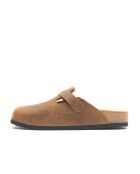 Sabots en cuir Capri tan/crazy