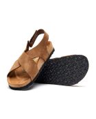 Sandales en cuir Fayette sablees