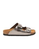 Sandales en cuir Bali platine