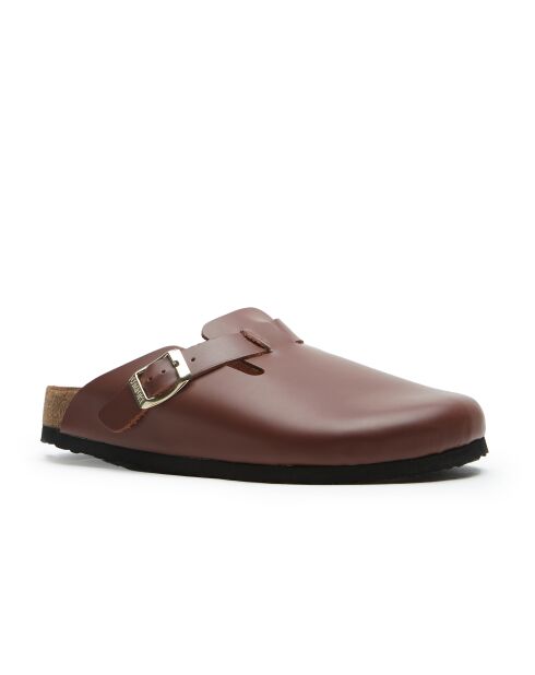 Sabots en cuir Capri tanné
