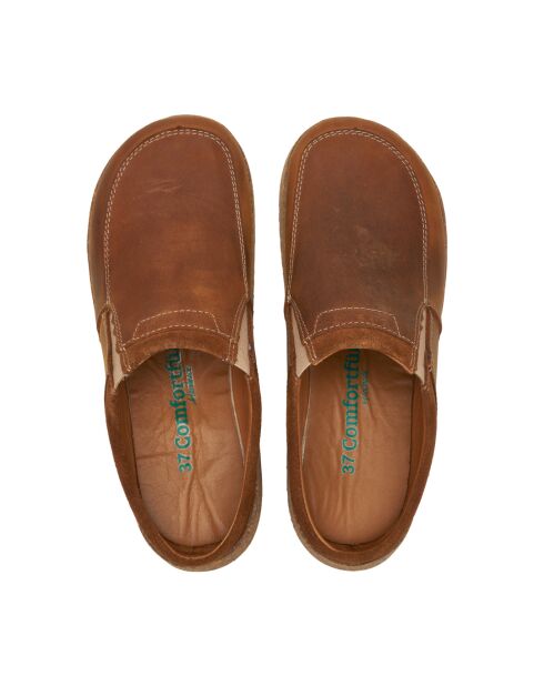 Sabots en cuir Stark brown/crazy