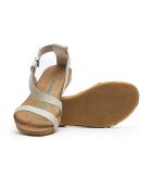 Sandales en cuir Grady beige