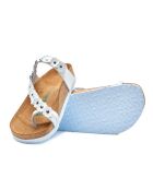 Sandales en cuir Ilva blanches
