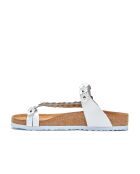 Sandales en cuir Ilva blanches