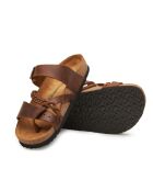 Sandales en cuir Campell brun