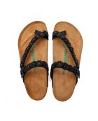 Sandales en cuir Ilva noir