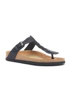 Sandales en cuir Guidan noires