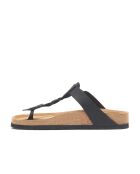 Sandales en cuir Guidan noires