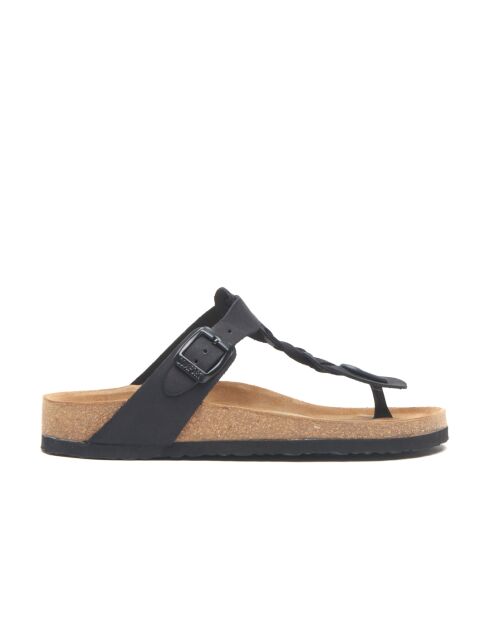 Sandales en cuir Guidan noires
