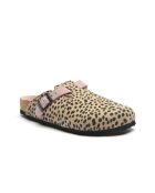 Sabots en cuir Capri-PR beiges