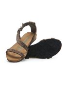 Sandales en cuir Grady léopard