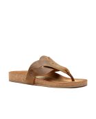 Sandales en cuir Silvia bronzage