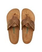 Sandales en cuir Silvia bronzage