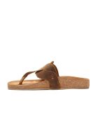 Sandales en cuir Silvia bronzage