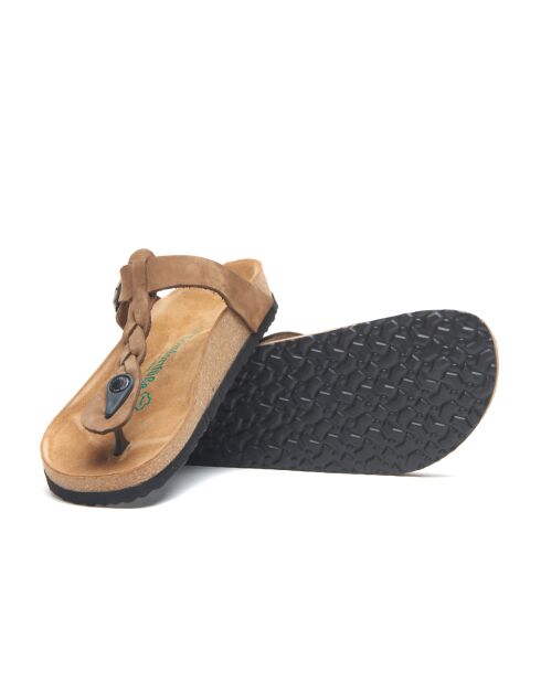 Sandales en cuir Guidan sables