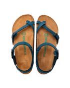 Sandales en cuir Gabriella marines