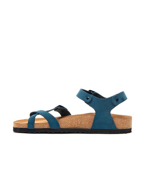 Sandales en cuir Gabriella marines