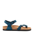 Sandales en cuir Gabriella marines