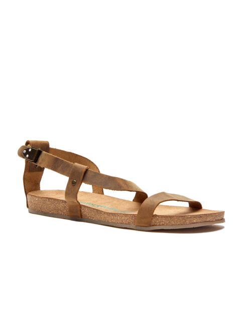 Sandales en cuir Grady bronzage