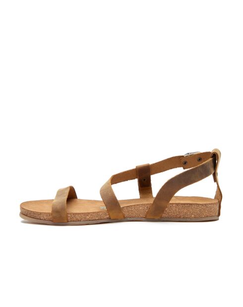 Sandales en cuir Grady bronzage
