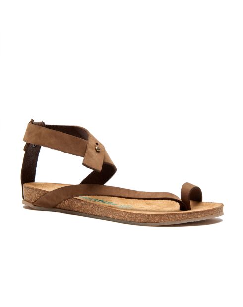 Sandales en cuir Sara sables