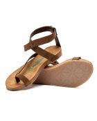 Sandales en cuir Sara sables