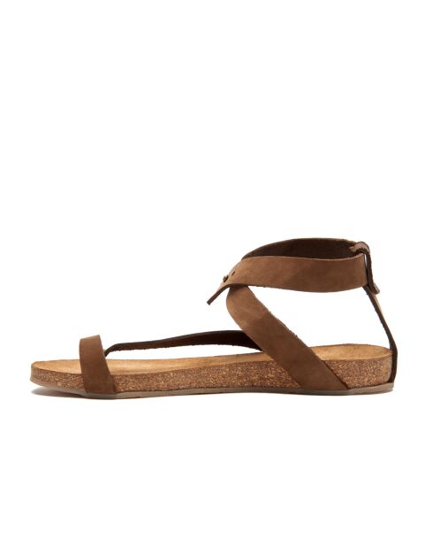 Sandales en cuir Sara sables