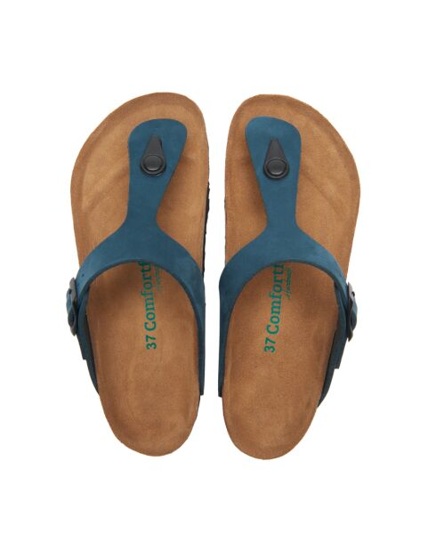 Sandales en cuir Aliz marines