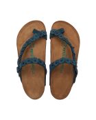 Sandales en cuir Ilva marines