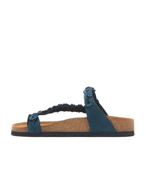 Sandales en cuir Ilva marines