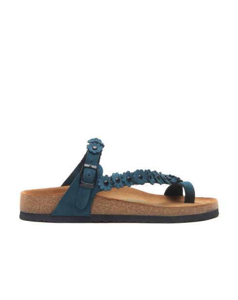Sandales en cuir Ilva marines