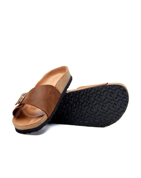 Sandales en cuir brown/crazy