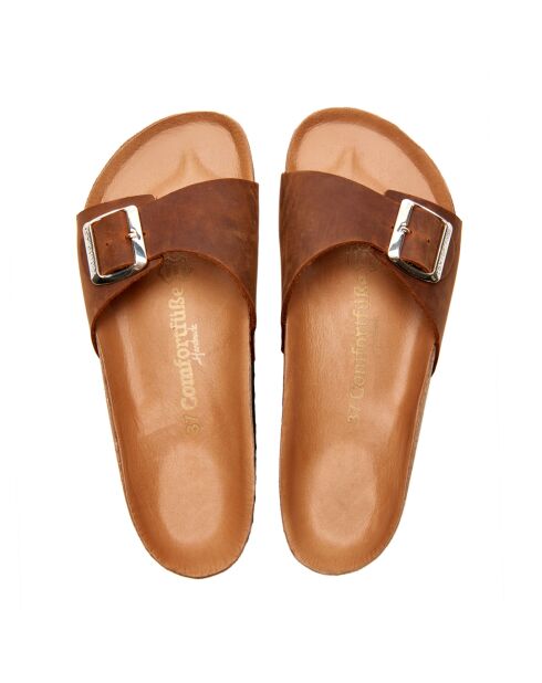 Sandales en cuir brown/crazy