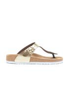 Sandales en cuir Aliz doré