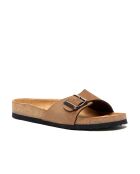 Sandales en cuir sand / nubuck