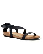 Sandales en cuir Grady noires