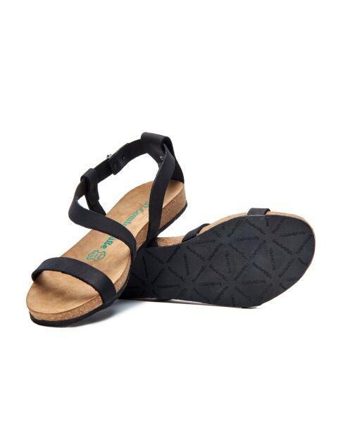 Sandales en cuir Grady noires