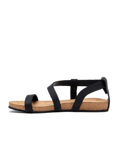 Sandales en cuir Grady noires
